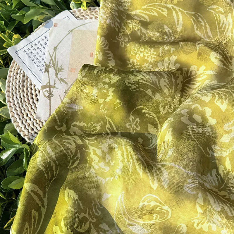 1meter Rayon Silk Jacquard Fabric Chinese Style for Dress Qipao Jacket Hanfu Tang Suit New Chinese DIY Sewing Accessories
1meter Rayon Silk Jacquard Fabric Chinese Style for Dress Qipao Jacket Hanfu Tang Suit New Chinese DIY Sewing Accessories