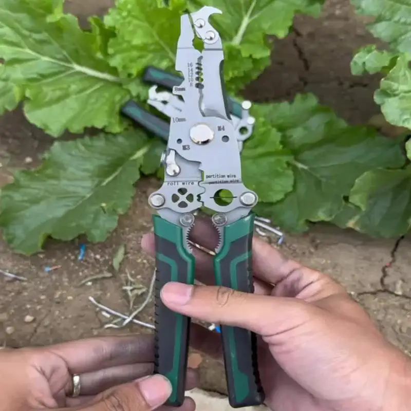 Wire Stripper Pliers Foldable Cable Cutter Pliers Multi-Function Electrical Tool For Circuit Installation Home Maintenance
Wire Stripper Pliers Foldable Cable Cutter Pliers Multi-Function Electrical Tool For Circuit Installation Home Maintenance