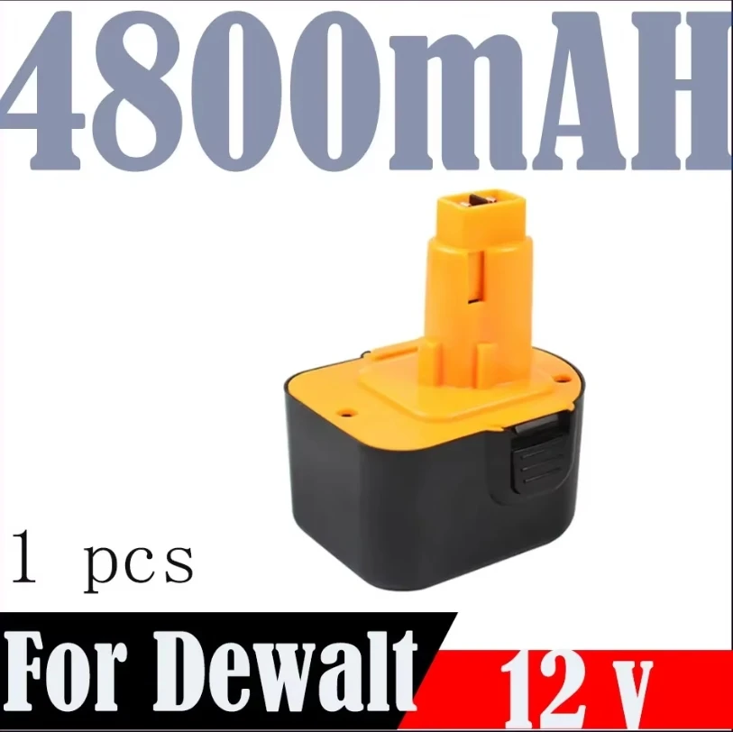12V Battery 4.8Ah for Dewalt DC9071 DW9072 DW9071 DE9074 DE9037 DE9071 12 Volt Battery Cordless Power
12V Battery 4.8Ah for Dewalt DC9071 DW9072 DW9071 DE9074 DE9037 DE9071 12 Volt Battery Cordless Power