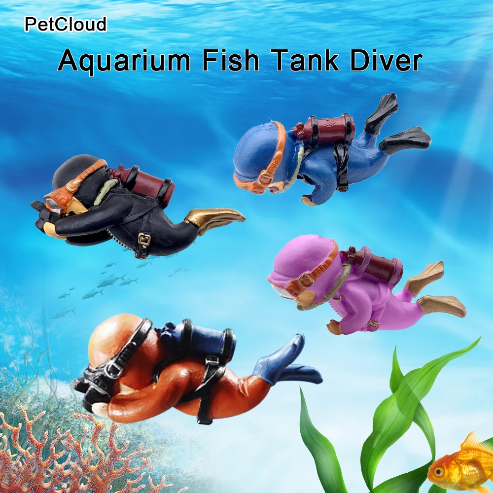Aquarium Decoration Diver Design Landscape Resin Crafts Flotation Device Diver Decor For Fish Tank Ornaments Decoration Supplies
Aquarium Decoration Diver Design Landscape Resin Crafts Flotation Device Diver Decor For Fish Tank Ornaments Decoration Supplies