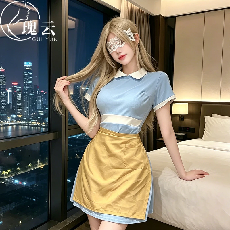Slim-Fit Bodycon Dress, Pure Desire Dress, Slimming Contrast Color Short-Sleeve Knit Bodycon Dress, Stylish Role-Play Lingerie
Slim-Fit Bodycon Dress, Pure Desire Dress, Slimming Contrast Color Short-Sleeve Knit Bodycon Dress, Stylish Role-Play Lingerie