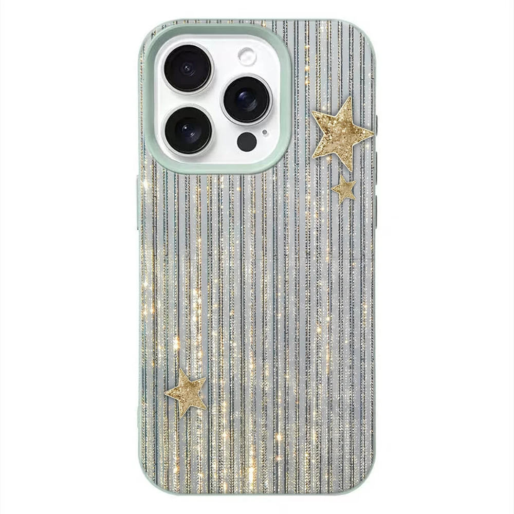 Glitter Stripe Gold Starburst Stylish Phone Case For Iphone 17 Air 16 16e 15 14 13 12 11 Pro Max Shockproof Protective Cover
Glitter Stripe Gold Starburst Stylish Phone Case For Iphone 17 Air 16 16e 15 14 13 12 11 Pro Max Shockproof Protective Cover