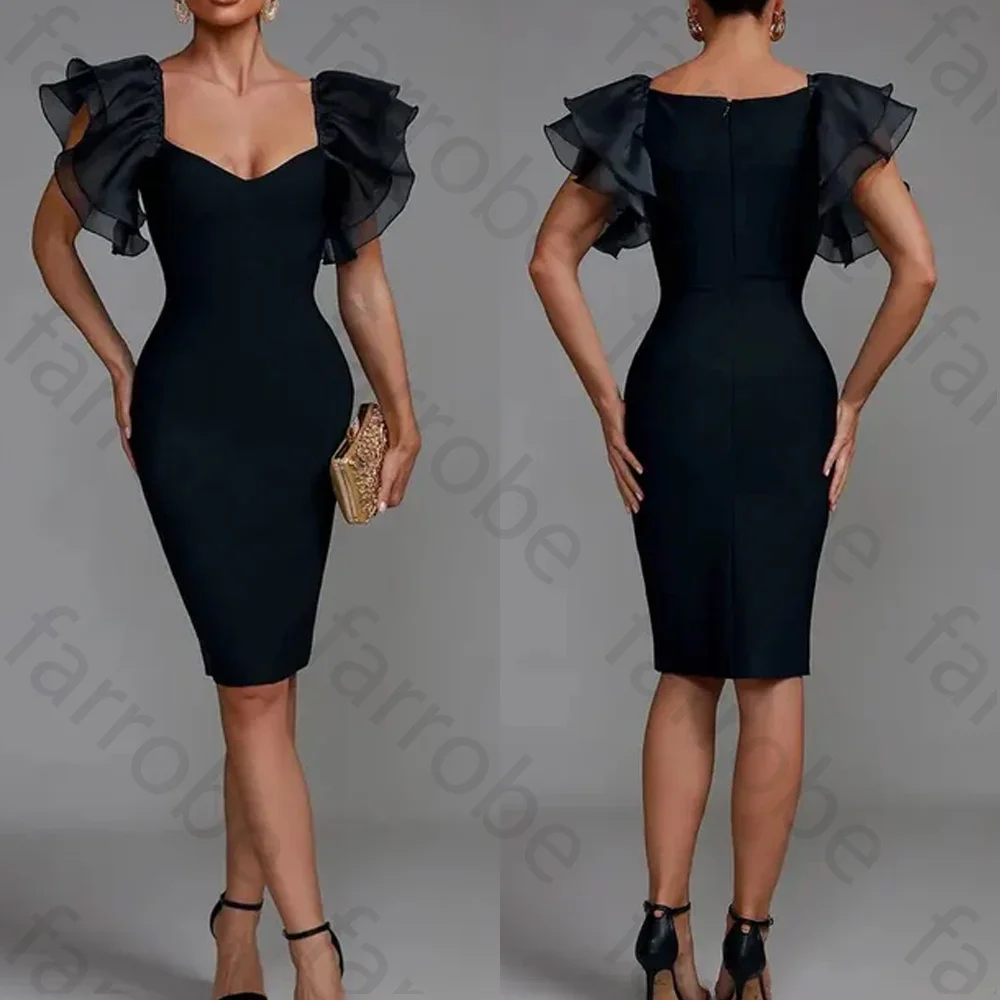 Customize V-Neck Bodycon Dress Elegant Short Evening Dresses Formal Modern Exquisite High Quality Prom Party Gowns for Women
Customize V-Neck Bodycon Dress Elegant Short Evening Dresses Formal Modern Exquisite High Quality Prom Party Gowns for Women