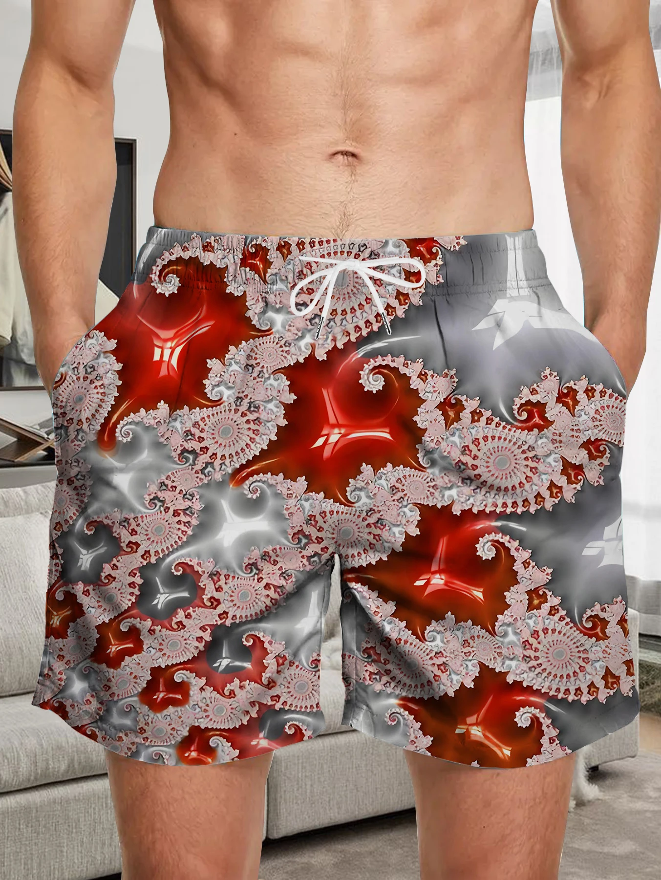 Abstract Full Print Beach Shorts Men Digital Printed Quick Dry Polyester Bottoms
Abstract Full Print Beach Shorts Men Digital Printed Quick Dry Polyester Bottoms