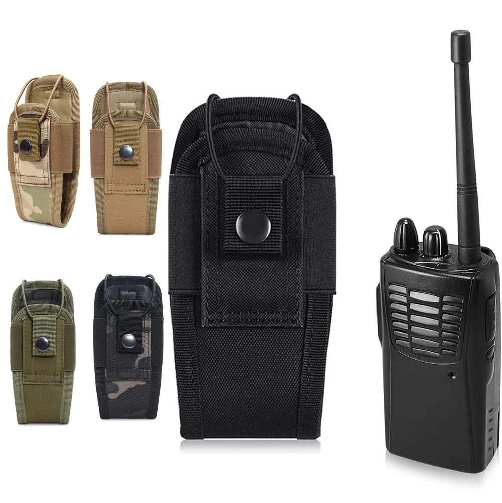Universal Radio Holsters for Duty Belt Vest Radio MOLLE Pouch Tactical Walkie-Talkie Bag for Hunting Camping Adventure
Universal Radio Holsters for Duty Belt Vest Radio MOLLE Pouch Tactical Walkie-Talkie Bag for Hunting Camping Adventure