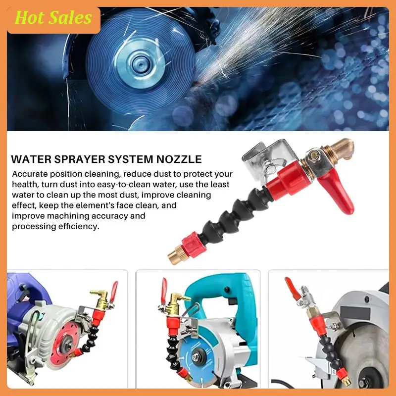 AA05 2Pcs Dust Remover Water Sprayer System Nozzle Coolant Sprayer Dust-Proof Sprayer For Brick Tile Cutting Machine Angle Grind
AA05 2Pcs Dust Remover Water Sprayer System Nozzle Coolant Sprayer Dust-Proof Sprayer For Brick Tile Cutting Machine Angle Grind