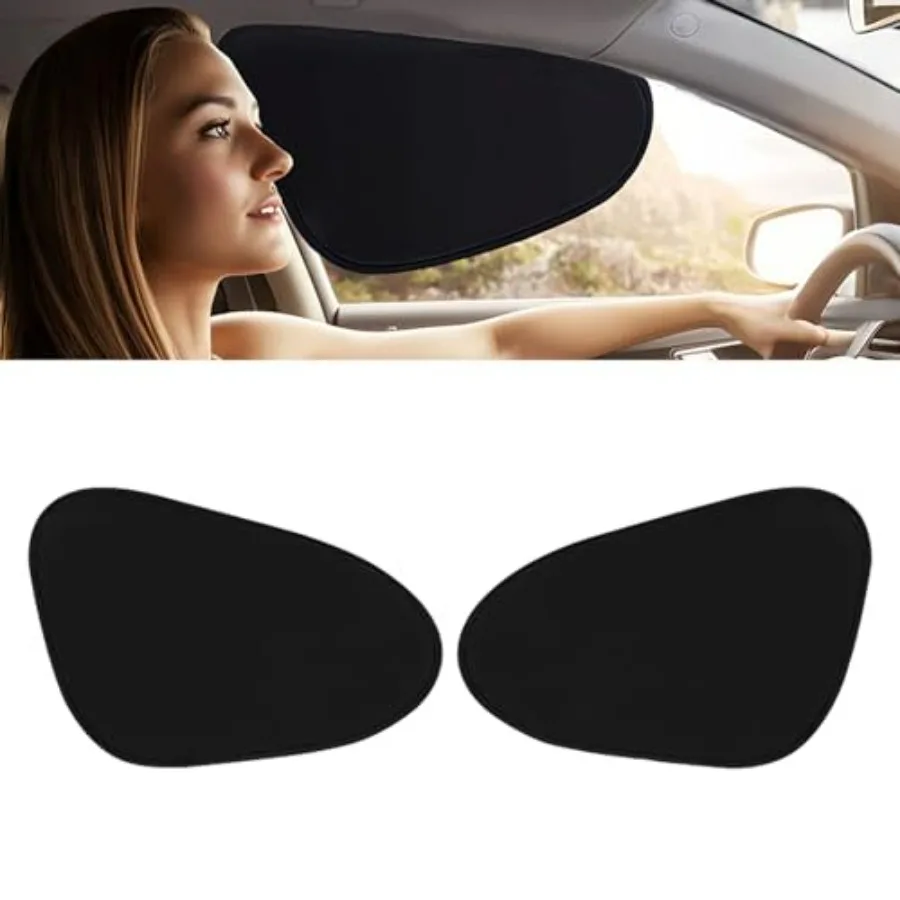 2-Pack Car Side Window Sun Shade Black Gel Electrostatic UV Protection Sunshade Universal Fit 99% Vehicles Foldable Car Shades
2-Pack Car Side Window Sun Shade Black Gel Electrostatic UV Protection Sunshade Universal Fit 99% Vehicles Foldable Car Shades