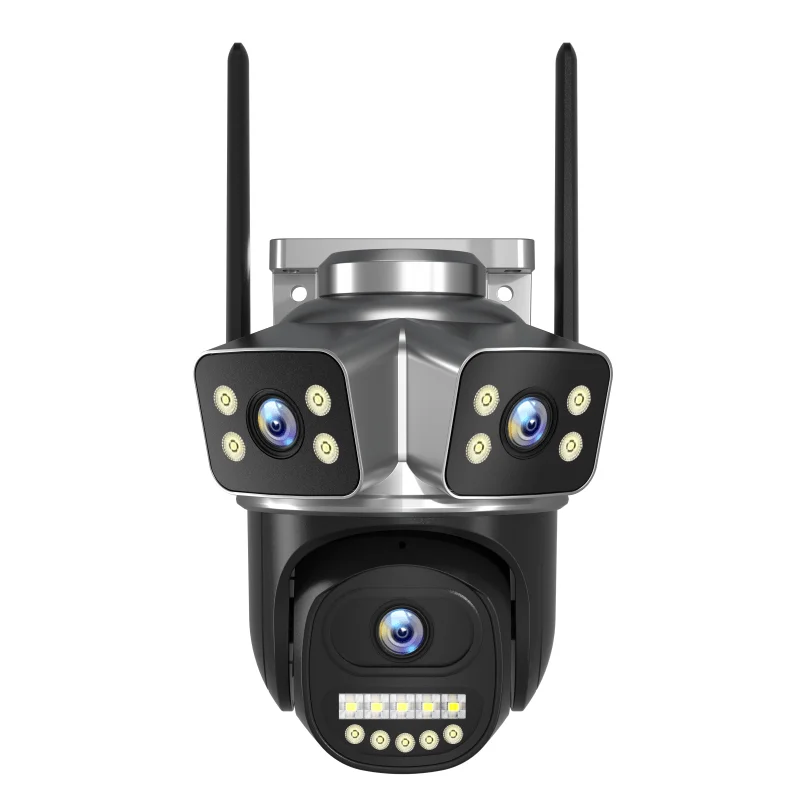 6MP UHD V380pro APP с тройным объективом, 3 экрана, беспроводная Wi-Fi/4G PTZ IP-купольная камера, AI, обнаружение гуманоидов, монитор домашней безопасности
6MP UHD V380pro APP с тройным объективом, 3 экрана, беспроводная Wi-Fi/4G PTZ IP-купольная камера, AI, обнаружение гуманоидов, монитор домашней безопасности
