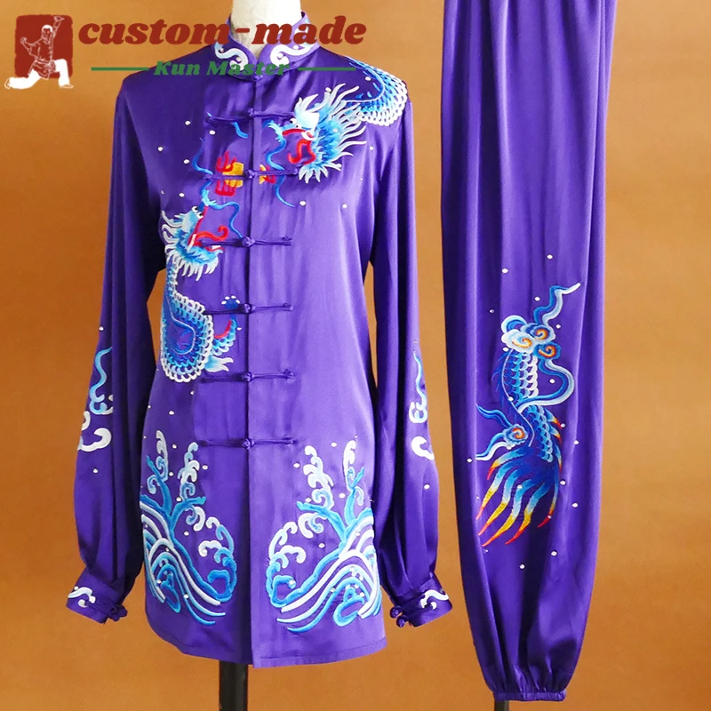 Униформа для боевых искусств на заказ, вышитый костюм для тай-чи, униформа премиум-класса для кунг-фу для соревнований, выступлений и повседневной носки
Униформа для боевых искусств на заказ, вышитый костюм для тай-чи, униформа премиум-класса для кунг-фу для соревнований, выступлений и повседневной носки