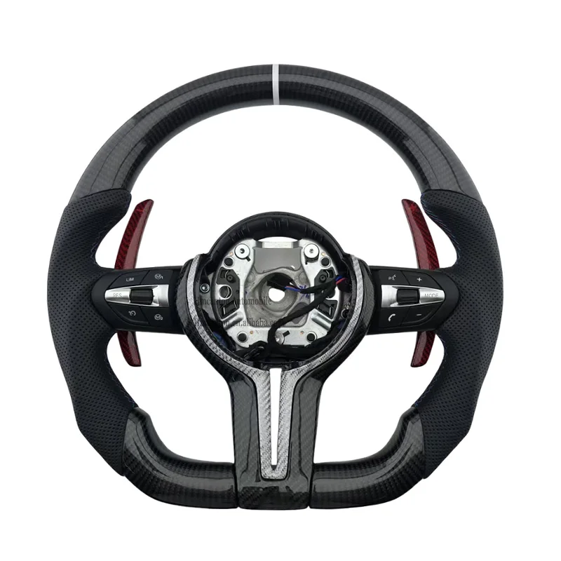 Новый популярный кожаный руль из углеродного волокна для BMW 3, 5 серии F10 F30 F90 F01 F12 M3 M6, автомобильный руль
Новый популярный кожаный руль из углеродного волокна для BMW 3, 5 серии F10 F30 F90 F01 F12 M3 M6, автомобильный руль