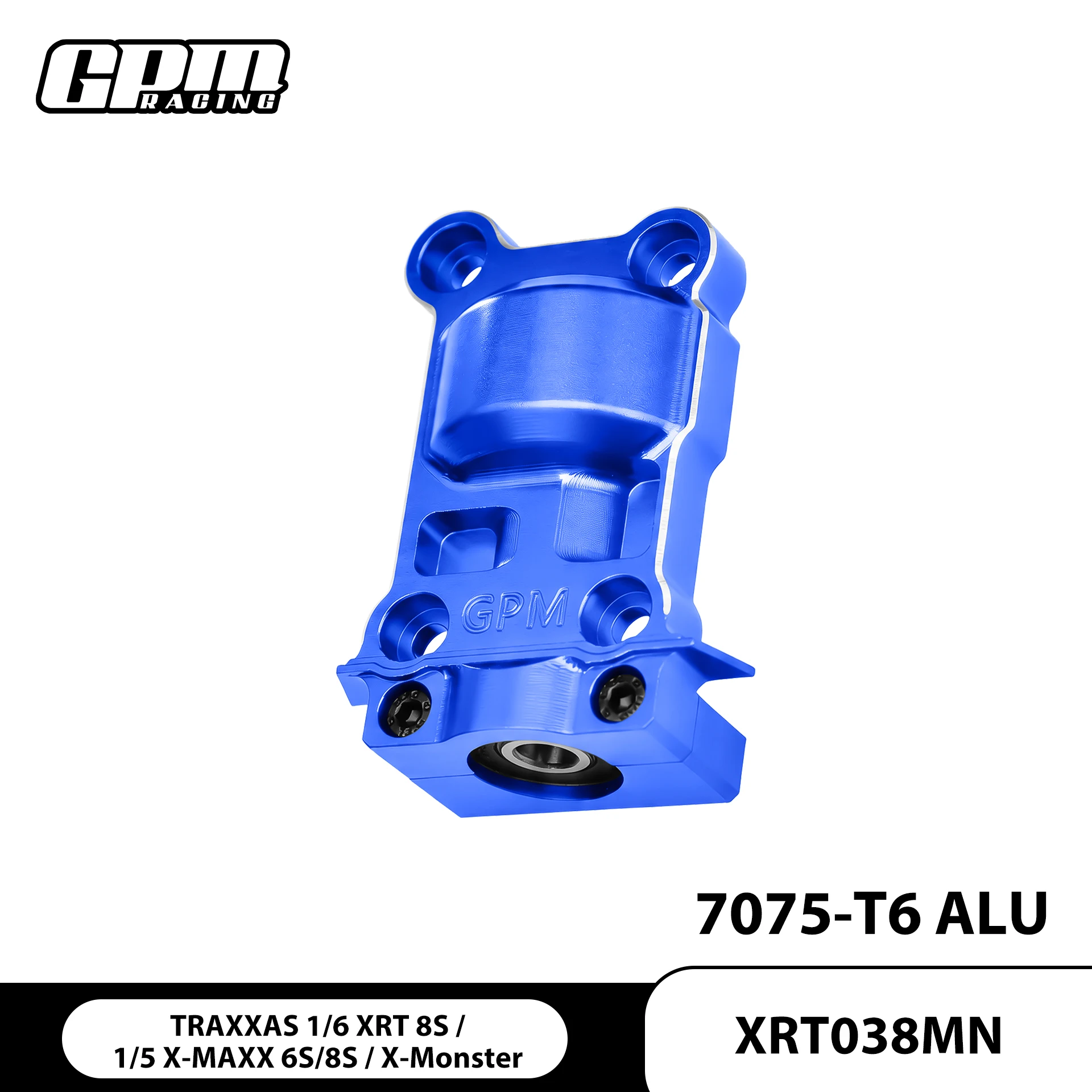 GPM 7075 Alloy Rear Gear Cover TRAXXAS 1/6 XRT 8S X-MAXX Ultimate X-Monster 7787
GPM 7075 Alloy Rear Gear Cover TRAXXAS 1/6 XRT 8S X-MAXX Ultimate X-Monster 7787