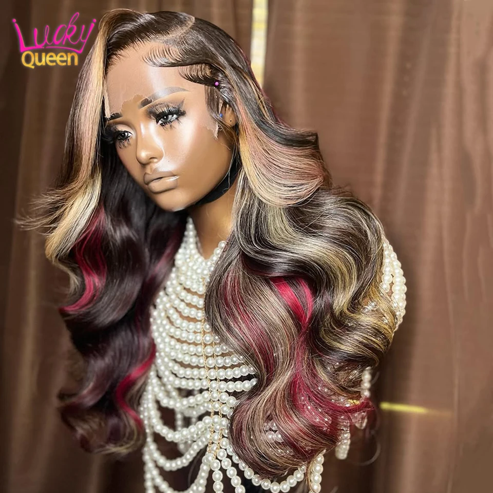 Highlight Wigs Colored Body Wave Lace Front Human Hair Wigs For Women BLack Red Blonde 13x4 Hd Natural Color Wigs Human Hair
Highlight Wigs Colored Body Wave Lace Front Human Hair Wigs For Women BLack Red Blonde 13x4 Hd Natural Color Wigs Human Hair