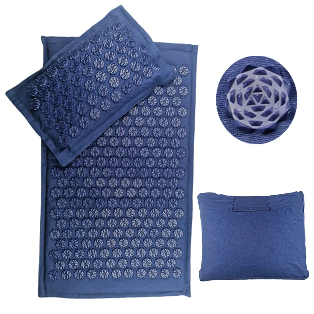 Acupuncture Massage Shakti Spike Massage Pad Massage Needle Cushion Yoga Mat Fitness Acupressure Mat Back Massager Pillow Set
Acupuncture Massage Shakti Spike Massage Pad Massage Needle Cushion Yoga Mat Fitness Acupressure Mat Back Massager Pillow Set