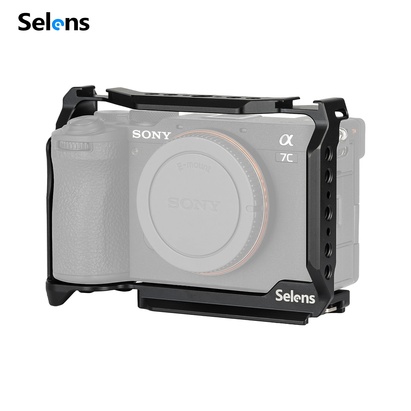 Selens DSLR Camera Cage with Multiple Expansion Holes for SONY A7CII/A7CR Photography Handheld Vlog Shooting Kit Protective Case
Selens DSLR Camera Cage with Multiple Expansion Holes for SONY A7CII/A7CR Photography Handheld Vlog Shooting Kit Protective Case