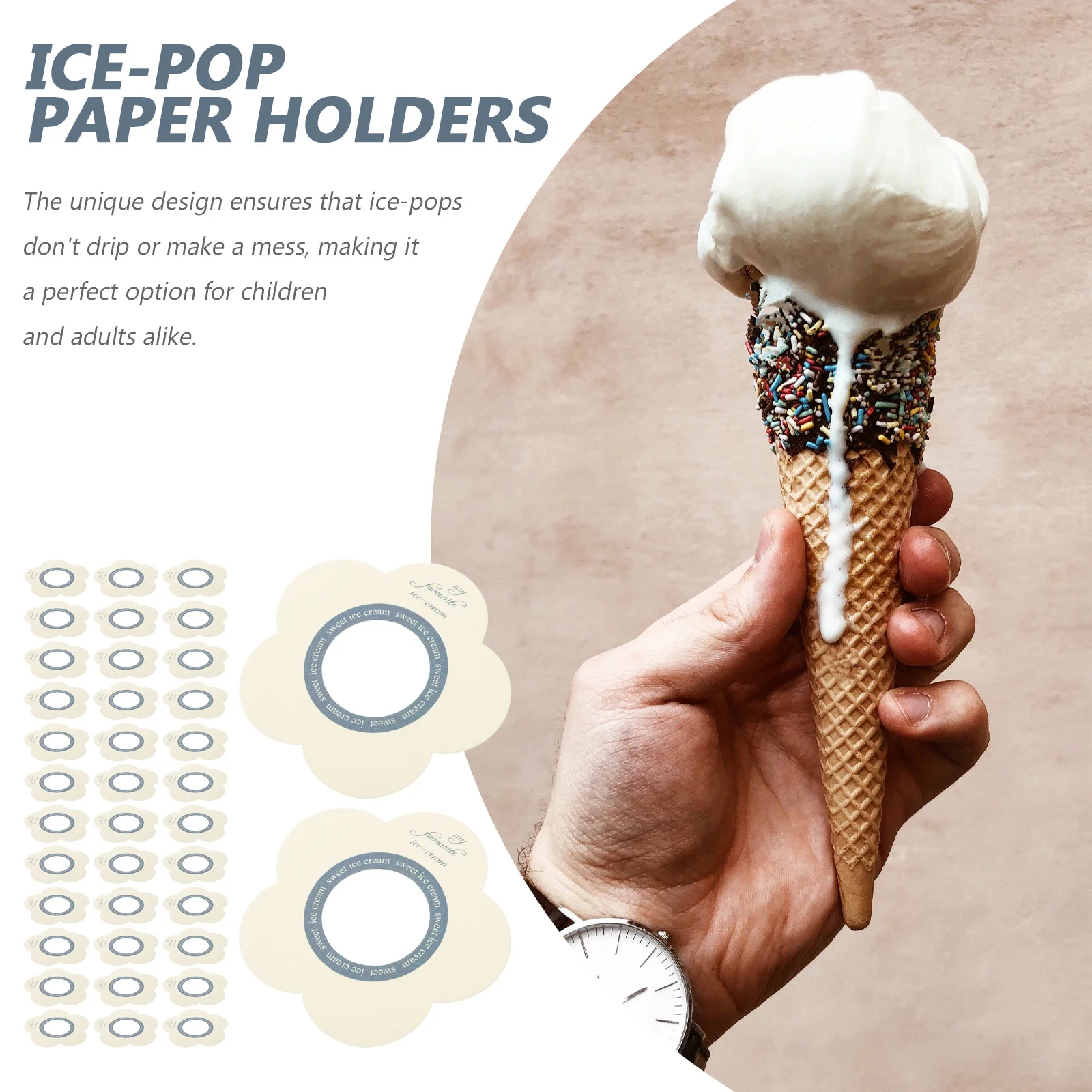 200pcs Drip-Free Popsicles Holder Paper Catcher For Kids Anti-Drip Ice-Pop Tray Decorative Popsicles Accessories Kitchen Bar
200pcs Drip-Free Popsicles Holder Paper Catcher For Kids Anti-Drip Ice-Pop Tray Decorative Popsicles Accessories Kitchen Bar