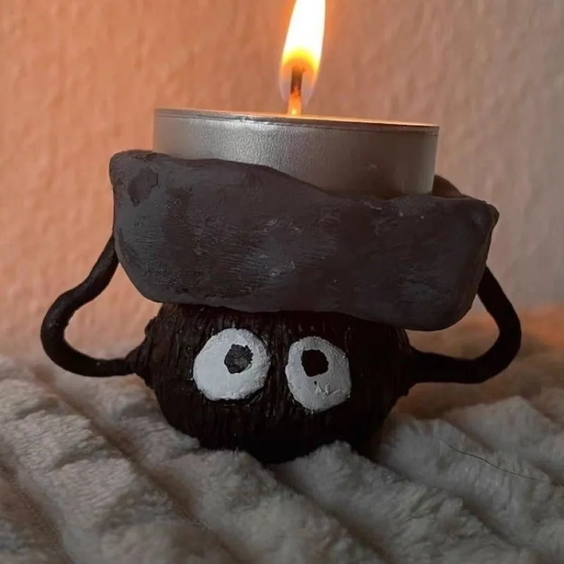 Black Coal Ball Ghibli-Style Antique Oil Lamp Candle Holder - Unique Cast Iron Desktop Ornament Candle Holders Candelabro Mimbre
Black Coal Ball Ghibli-Style Antique Oil Lamp Candle Holder - Unique Cast Iron Desktop Ornament Candle Holders Candelabro Mimbre