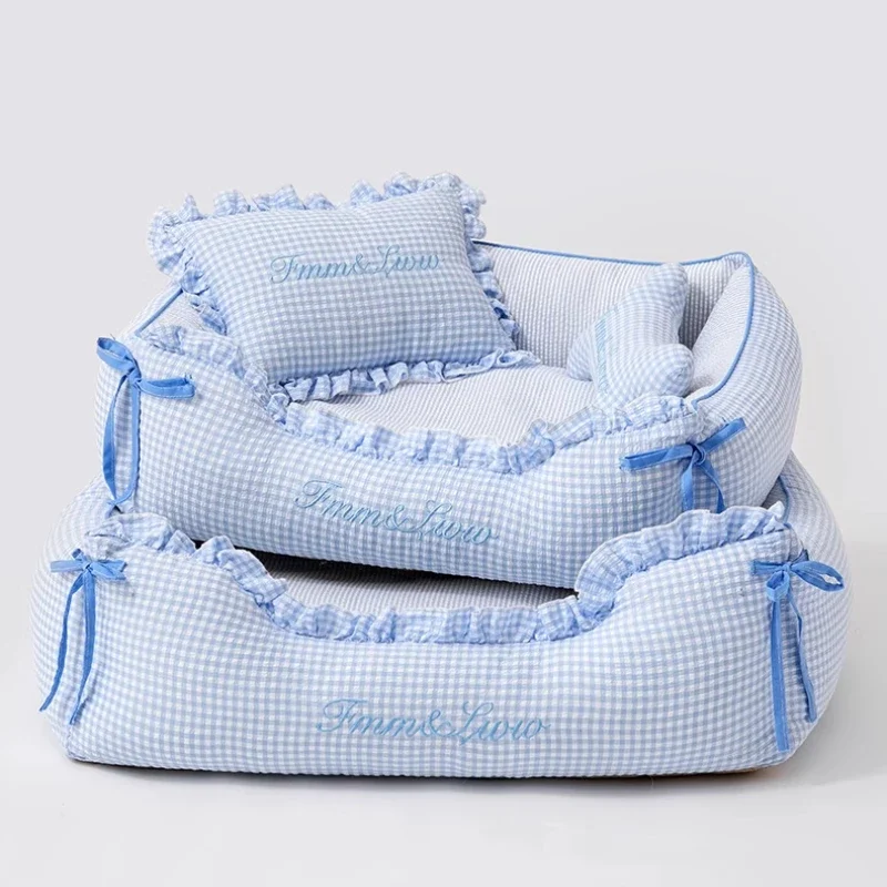 All-in-One Dog Sofa with Removable Cushion Cozy Washable Pet House All-Season Indoor Cat Furniture Korean Princess Style Cat Bed
All-in-One Dog Sofa with Removable Cushion Cozy Washable Pet House All-Season Indoor Cat Furniture Korean Princess Style Cat Bed