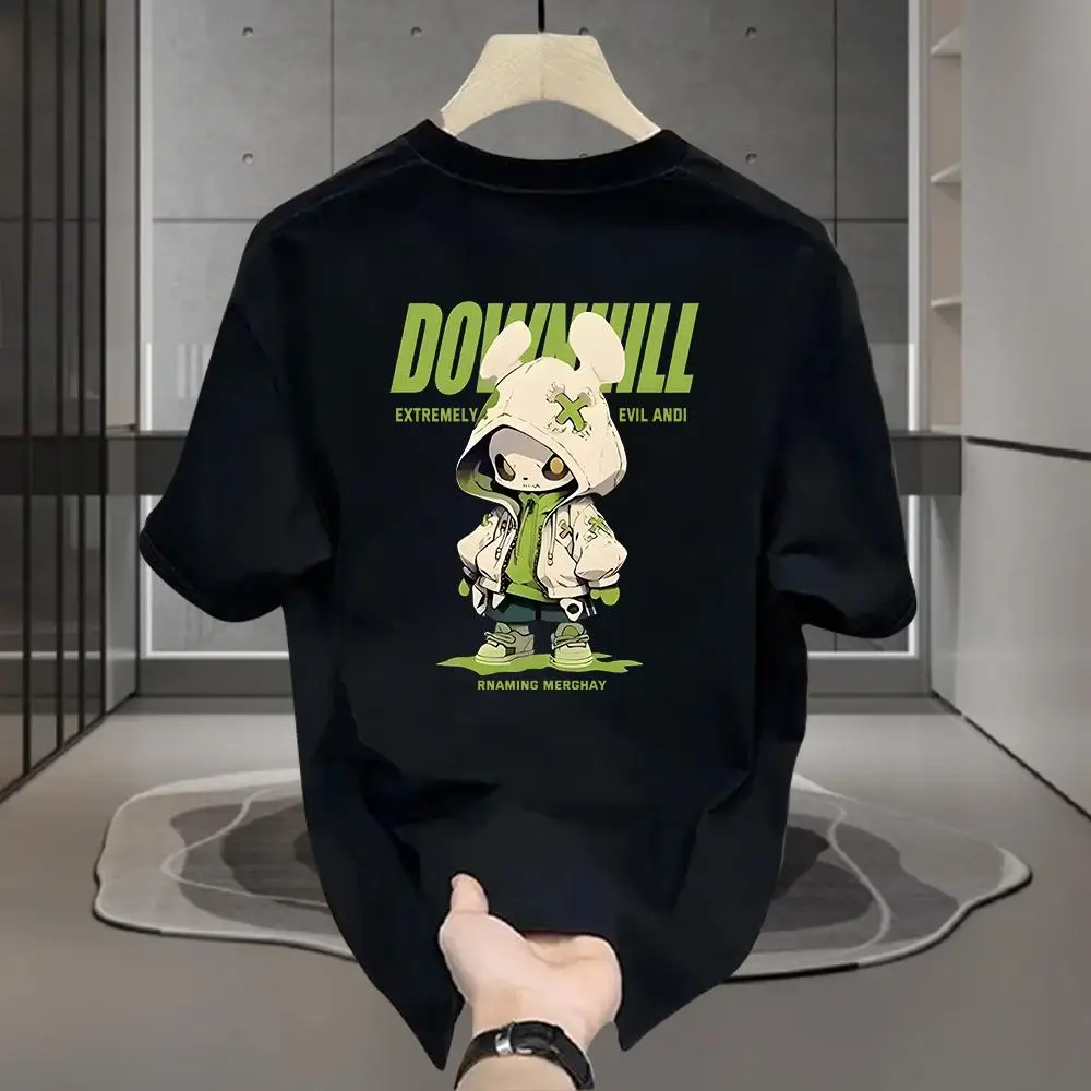 Men's and Women's Summer 2025 New Ins Cartoon Rabbit Printing Trendy Brand Short-sleeved Loose Round Neck Cotton Top T-shirt
Men's and Women's Summer 2025 New Ins Cartoon Rabbit Printing Trendy Brand Short-sleeved Loose Round Neck Cotton Top T-shirt