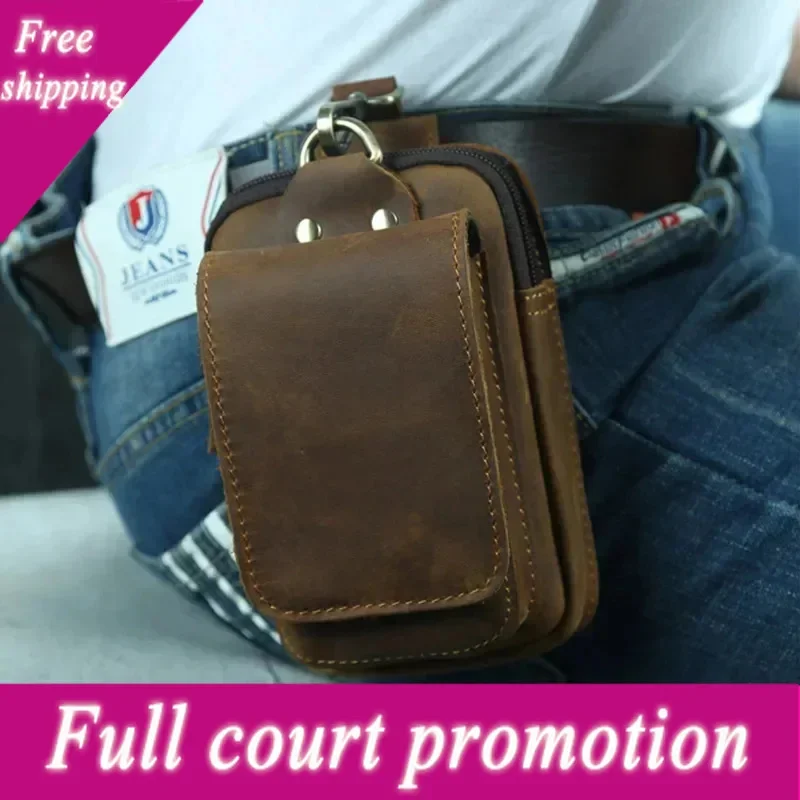 Men Genuine Packs Male Crazy Horse Leather Belt for Cigarette Phone Pouch Case Men's Small Travel Waist Bag
Men Genuine Packs Male Crazy Horse Leather Belt for Cigarette Phone Pouch Case Men's Small Travel Waist Bag