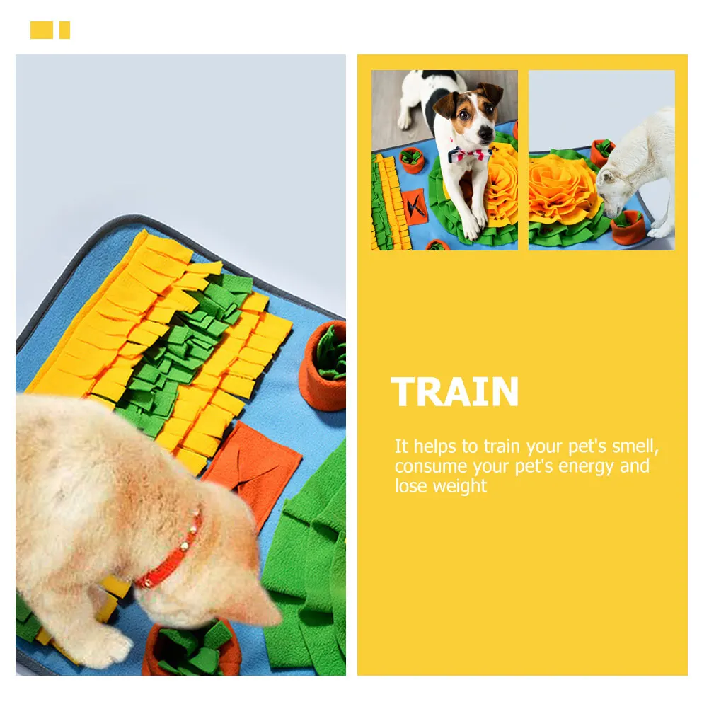 Snuffle Mat For Dogs Durable Puppy Feeding Mat Interactive Smell Training Lovely Foraging Blanket Pet Supply Dog
Snuffle Mat For Dogs Durable Puppy Feeding Mat Interactive Smell Training Lovely Foraging Blanket Pet Supply Dog