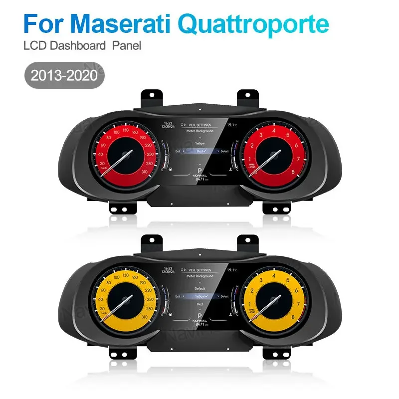 Navihua New upgrade Instrument Panel Speed Meter cockpit Car Radio Player Dashboard For Maserati Quattroporte 2013-2020
Navihua New upgrade Instrument Panel Speed Meter cockpit Car Radio Player Dashboard For Maserati Quattroporte 2013-2020