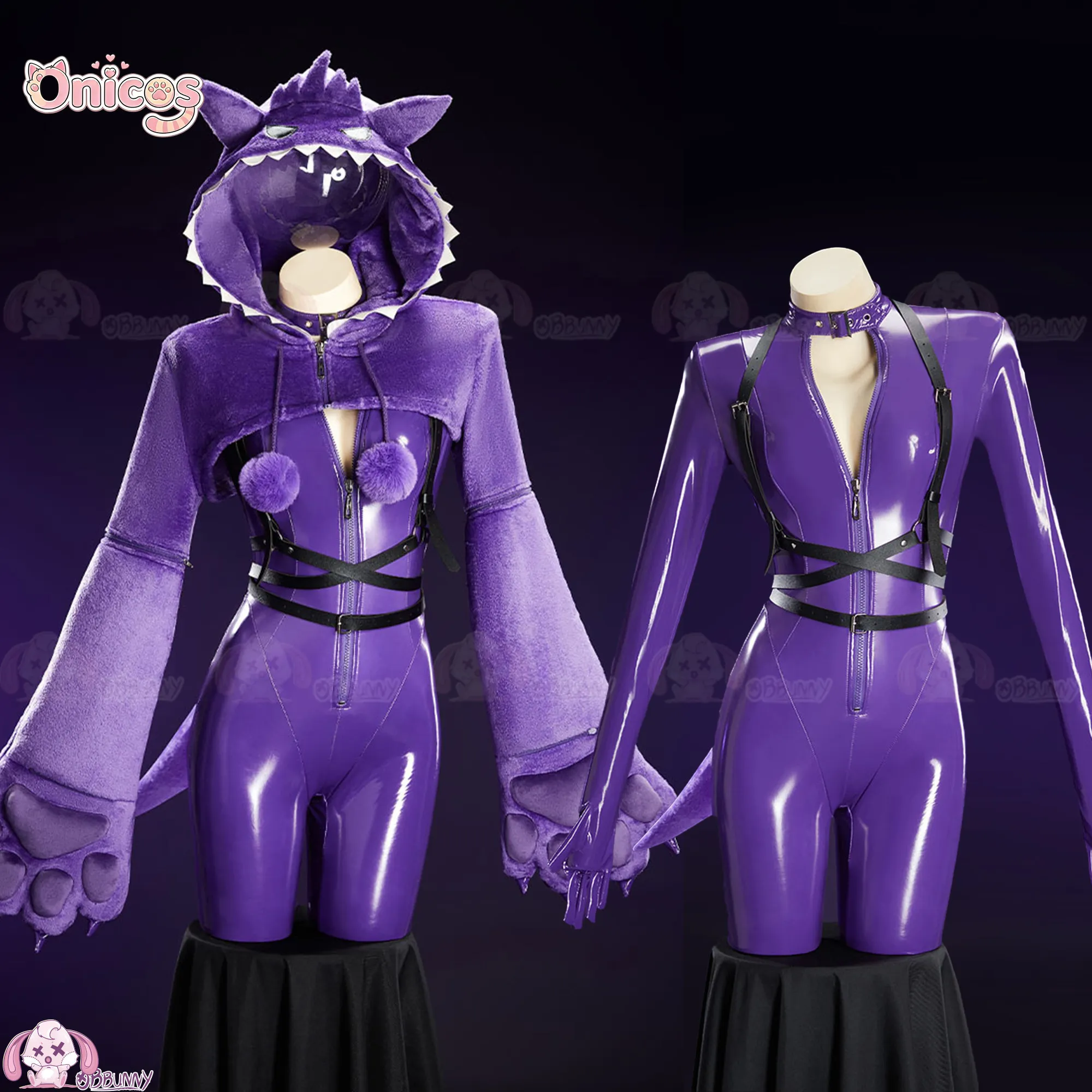 Pocket Monsters Gengar Personification cosplay costumes, sweet, cool, and spicy girl style Onicos
Pocket Monsters Gengar Personification cosplay costumes, sweet, cool, and spicy girl style Onicos
