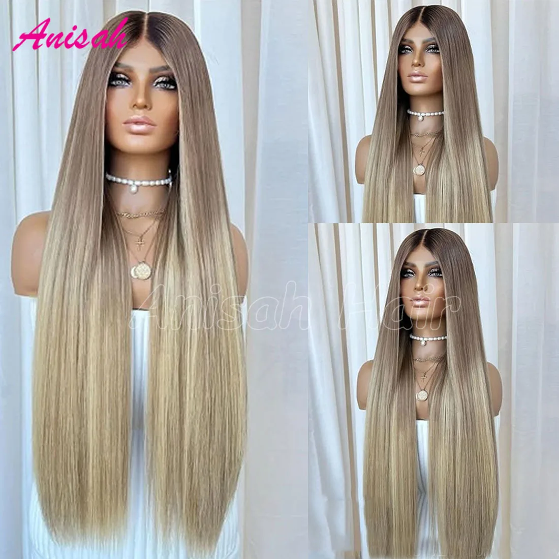 Brazilian Virgin Hair Ombre Ash Blonde Wig Human Hair 13x4 Lace Front Human Hair Wig Bone Straight Lace Closure Glueless Wigs
Brazilian Virgin Hair Ombre Ash Blonde Wig Human Hair 13x4 Lace Front Human Hair Wig Bone Straight Lace Closure Glueless Wigs