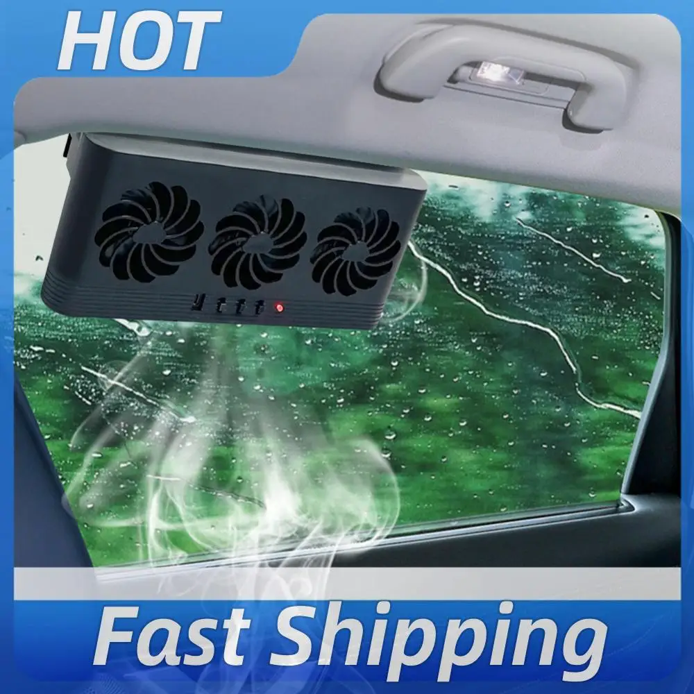 Solar Powered Car Exhaust Fan with 3 Air Outlets Car Radiator Cooling Fan Peculiar Smell Auto Vent Fan for Vehicles
Solar Powered Car Exhaust Fan with 3 Air Outlets Car Radiator Cooling Fan Peculiar Smell Auto Vent Fan for Vehicles