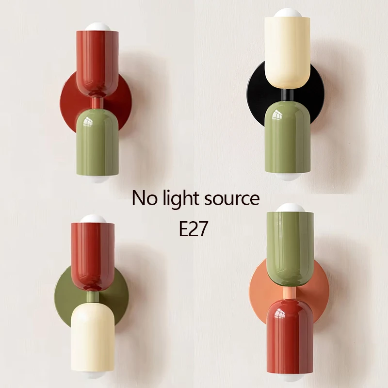 Modern Minimalist Macron Multi-color Bedroom Bedside Table Dining Room Corridor Wall Lamp Staircase Store Wall Lamp LightinE27
Modern Minimalist Macron Multi-color Bedroom Bedside Table Dining Room Corridor Wall Lamp Staircase Store Wall Lamp LightinE27