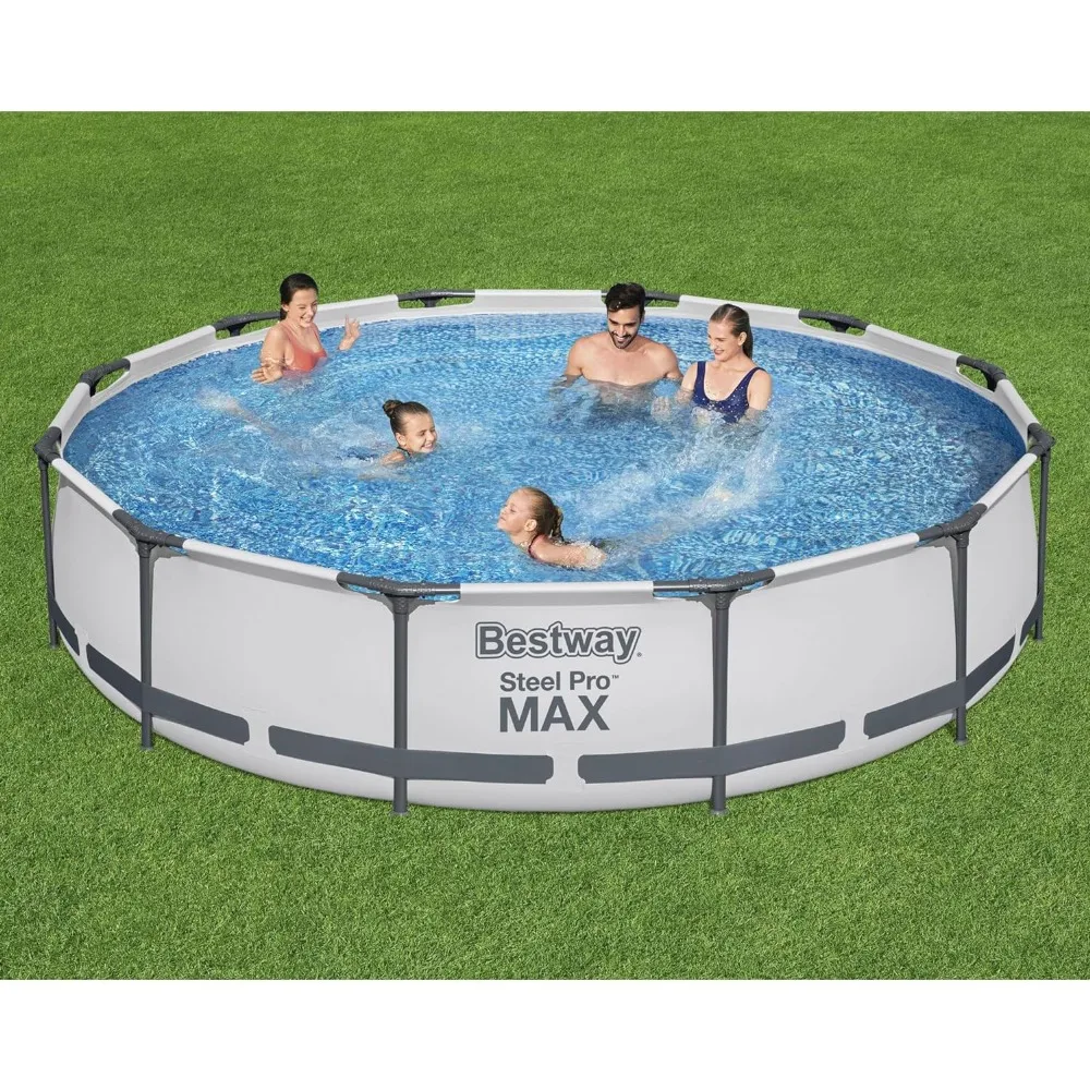 Бассейн Pro MAX над землей (12 'x 30 ") | Круглый семейный бассейн для двора | Включает в себя насос 530 GPH и комплект для ремонта
Бассейн Pro MAX над землей (12 'x 30 ") | Круглый семейный бассейн для двора | Включает в себя насос 530 GPH и комплект для ремонта