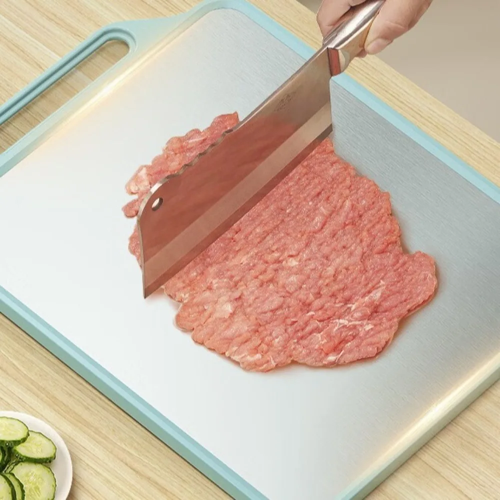 Mold Resistant Double-Sided Cutting Board Food Grade Square Stainless Steel Cutting Board Non-Slip Convenient Fruit Panel
Mold Resistant Double-Sided Cutting Board Food Grade Square Stainless Steel Cutting Board Non-Slip Convenient Fruit Panel