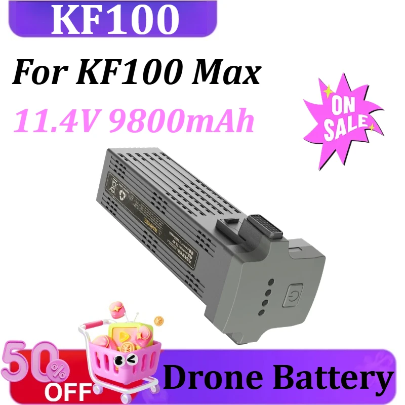 11.4V 9800mAh Drone Battery for KF100 Max Drone Battery for KF100 RC Quadcopter Spare Battery KF100Max Accessory Parts
11.4V 9800mAh Drone Battery for KF100 Max Drone Battery for KF100 RC Quadcopter Spare Battery KF100Max Accessory Parts