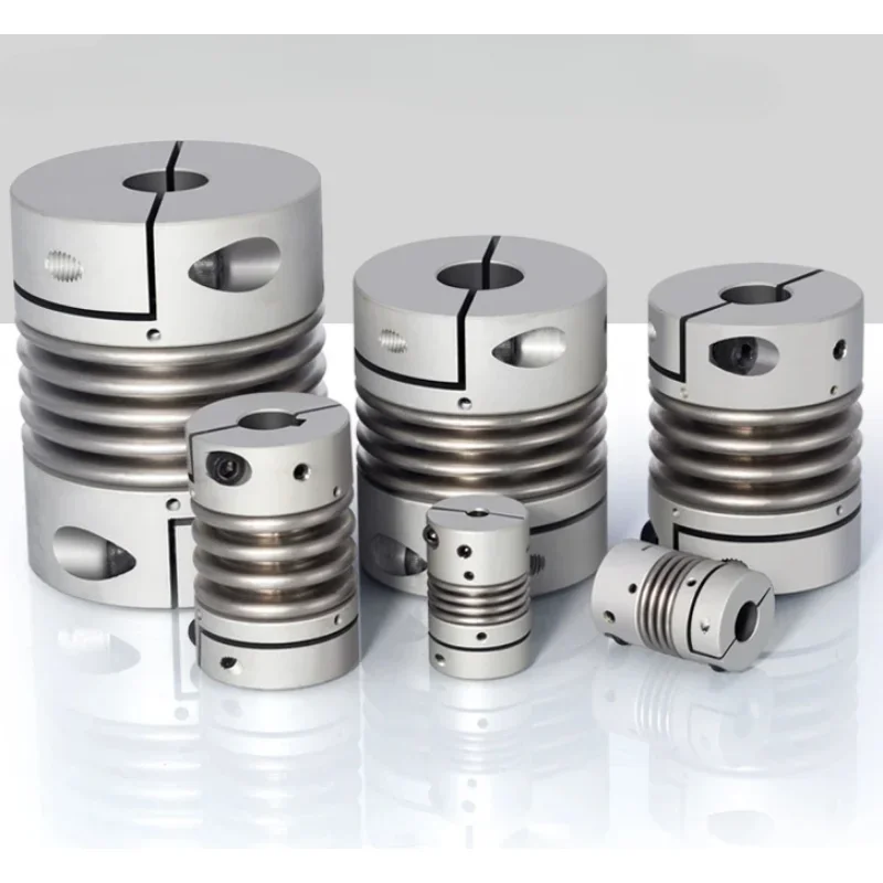 Bellows coupling precision RW high torque spring coupling connection stepper servo motor elastic
Bellows coupling precision RW high torque spring coupling connection stepper servo motor elastic