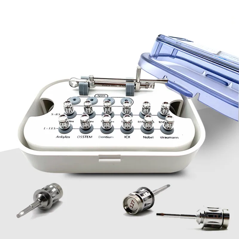 Dental Implant Latch-Type Multi-Driver Set Mini Torque Wrench Screw Driver for Dental Practice
Dental Implant Latch-Type Multi-Driver Set Mini Torque Wrench Screw Driver for Dental Practice