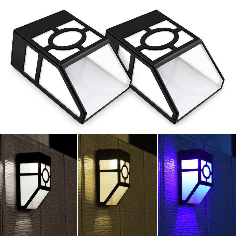 Solar Led Wall Light Outdoor Solar Fence Lights 2LED Auto OFF/ON Waterproof for Patio Step Stair Pathway Garden Decor Step Lamp
Solar Led Wall Light Outdoor Solar Fence Lights 2LED Auto OFF/ON Waterproof for Patio Step Stair Pathway Garden Decor Step Lamp