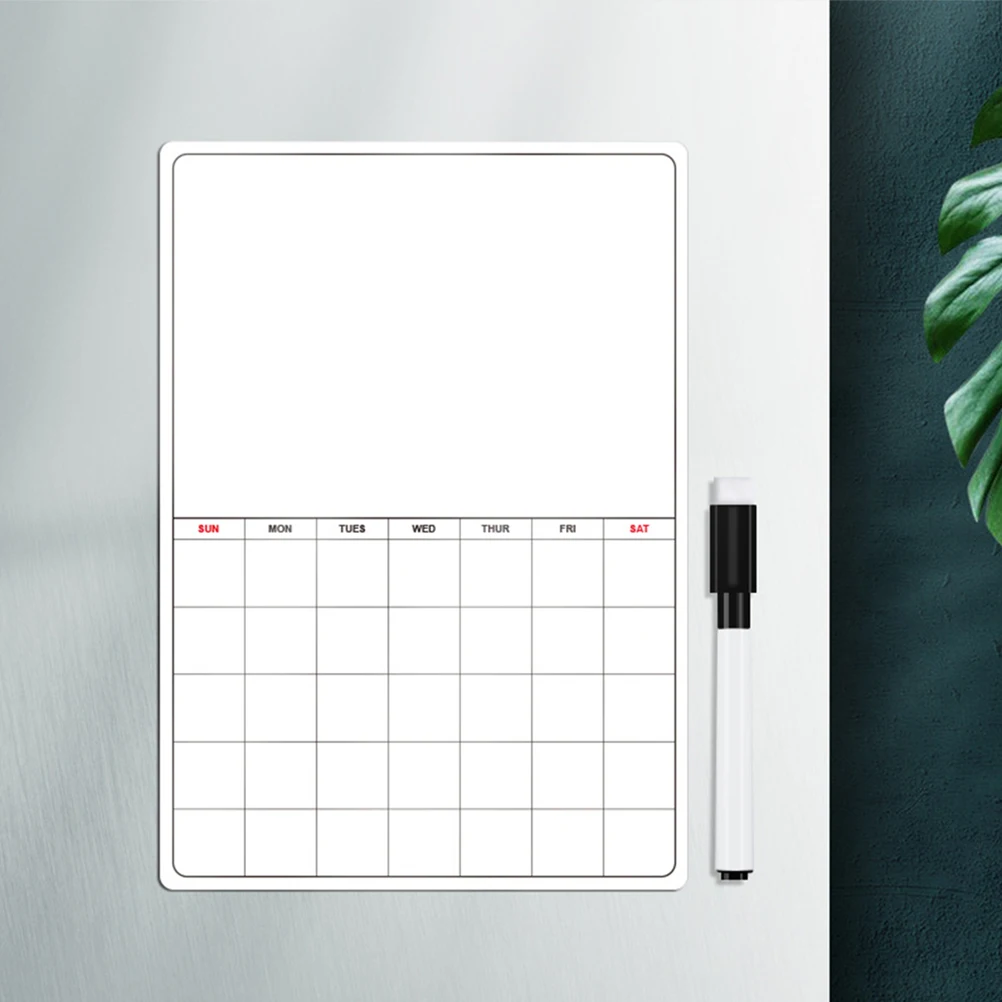 Magnetic Planning Whiteboard Fridge Writing Board 2 Sets Calendar Note taking Kitchen Erase PP Material Grocery List Reminder
Magnetic Planning Whiteboard Fridge Writing Board 2 Sets Calendar Note taking Kitchen Erase PP Material Grocery List Reminder