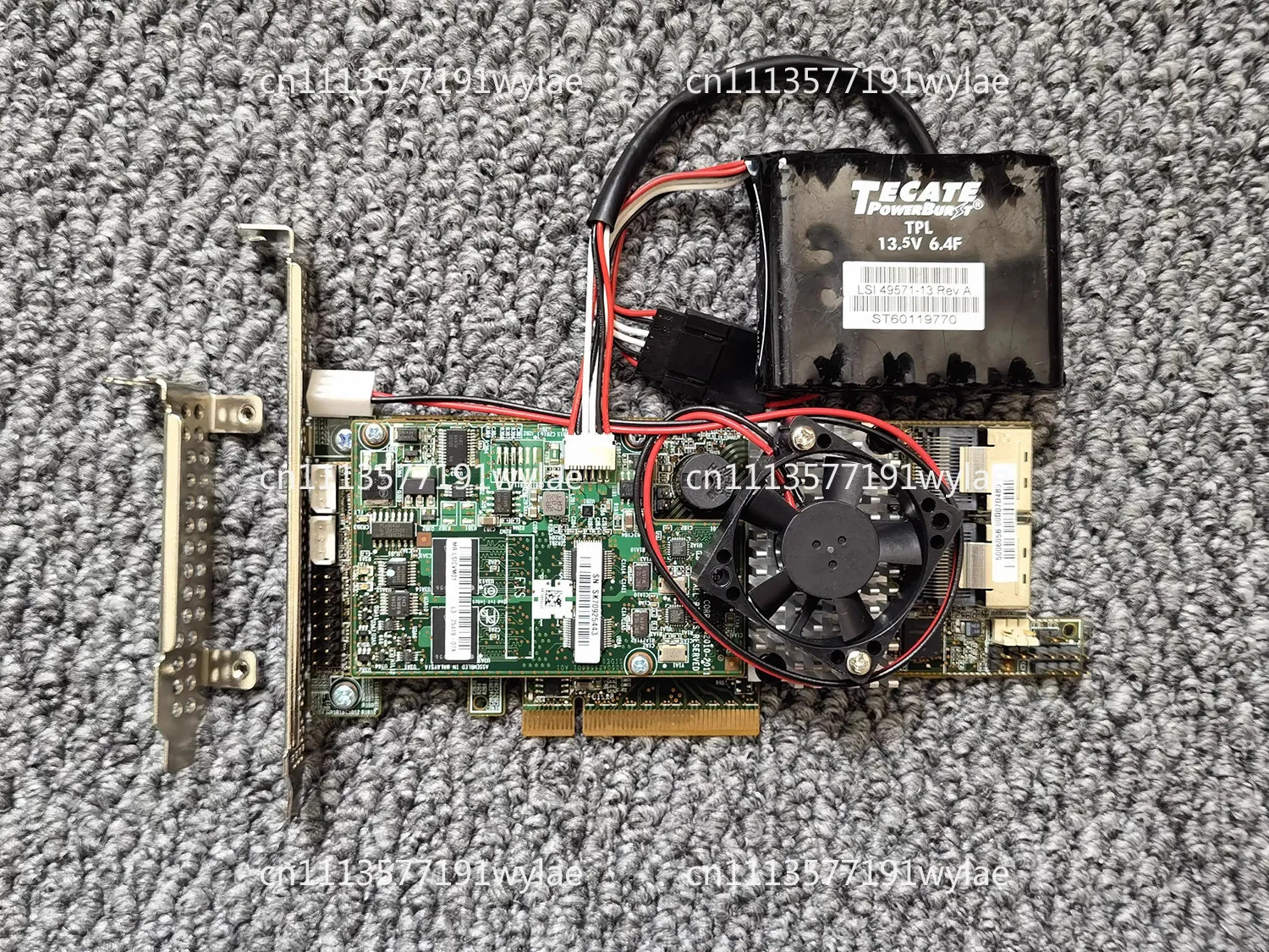 9271-8i array card 1G cache, super capacitor version, fan, support SAS and SATA
9271-8i array card 1G cache, super capacitor version, fan, support SAS and SATA