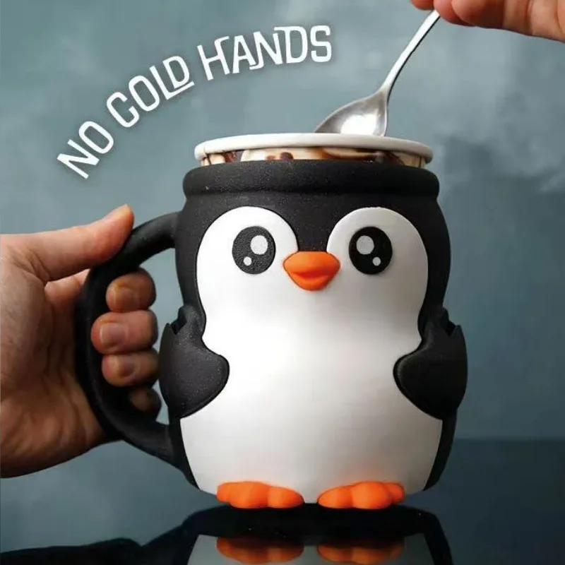 Penguin Ice Pint Holer Cup 3D Printed Ice Cream Cozy Reusable Leak Proof Insulated Popsicle Sleeve Container With Handle
Penguin Ice Pint Holer Cup 3D Printed Ice Cream Cozy Reusable Leak Proof Insulated Popsicle Sleeve Container With Handle