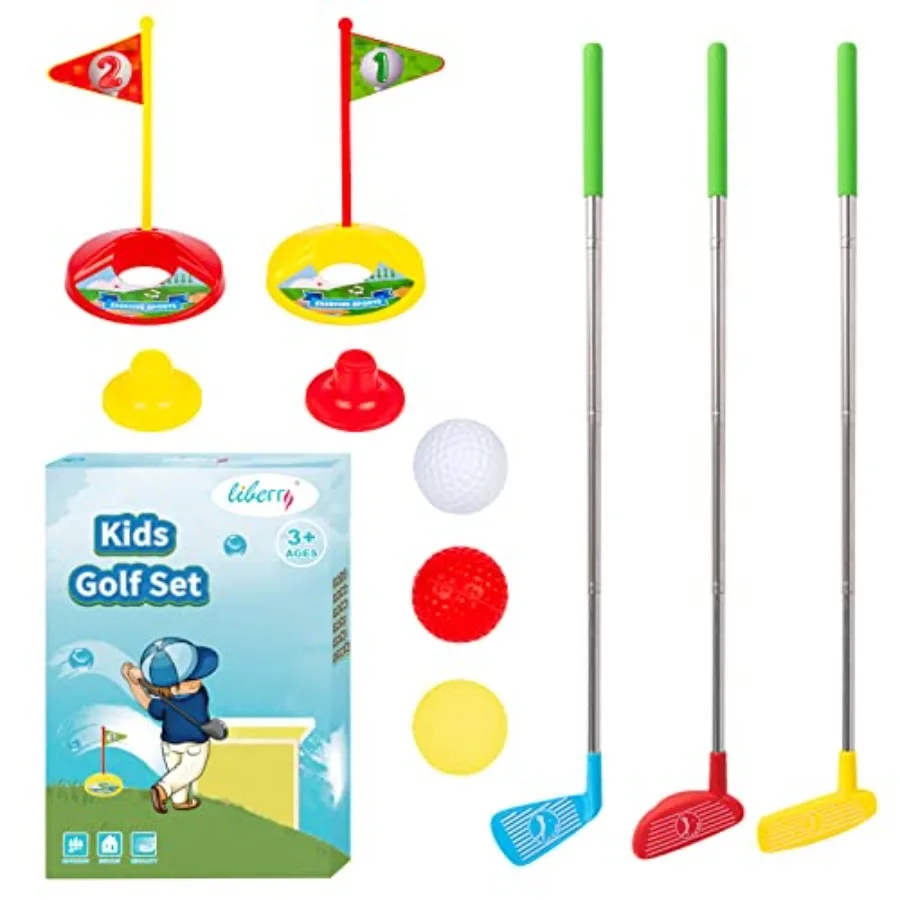 Toddler Golf Set, Retractable Toy Golf Clubs for Ages 3 4 5, Indoor and Outdoor Sports Games Birthday Gift for Boys Girls
Toddler Golf Set, Retractable Toy Golf Clubs for Ages 3 4 5, Indoor and Outdoor Sports Games Birthday Gift for Boys Girls