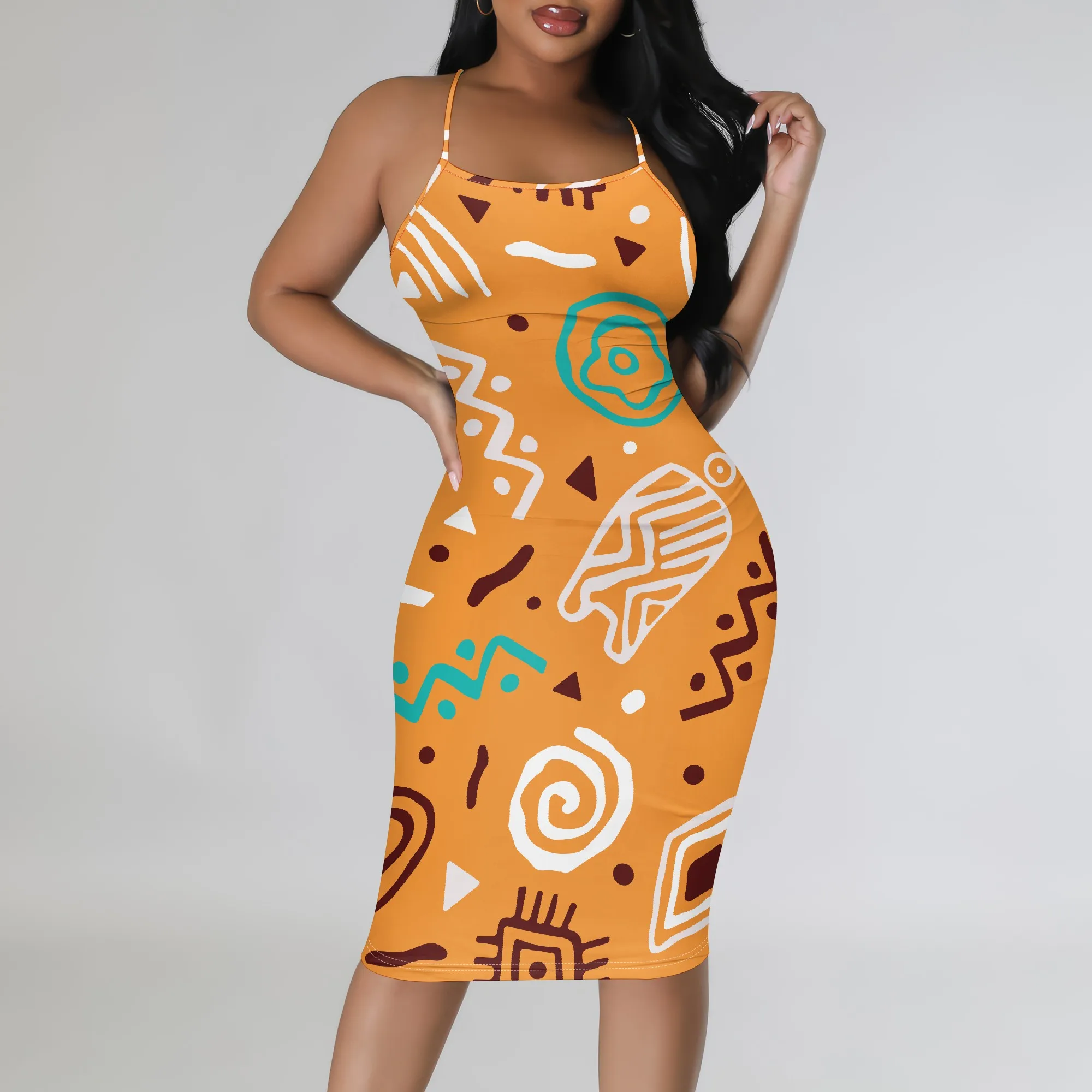 Womens Fashion Sleeveless Loose Sexy Slip Dress Vacation Scoop Neck Dress Print Sleeveless Print Casual Dress
Womens Fashion Sleeveless Loose Sexy Slip Dress Vacation Scoop Neck Dress Print Sleeveless Print Casual Dress