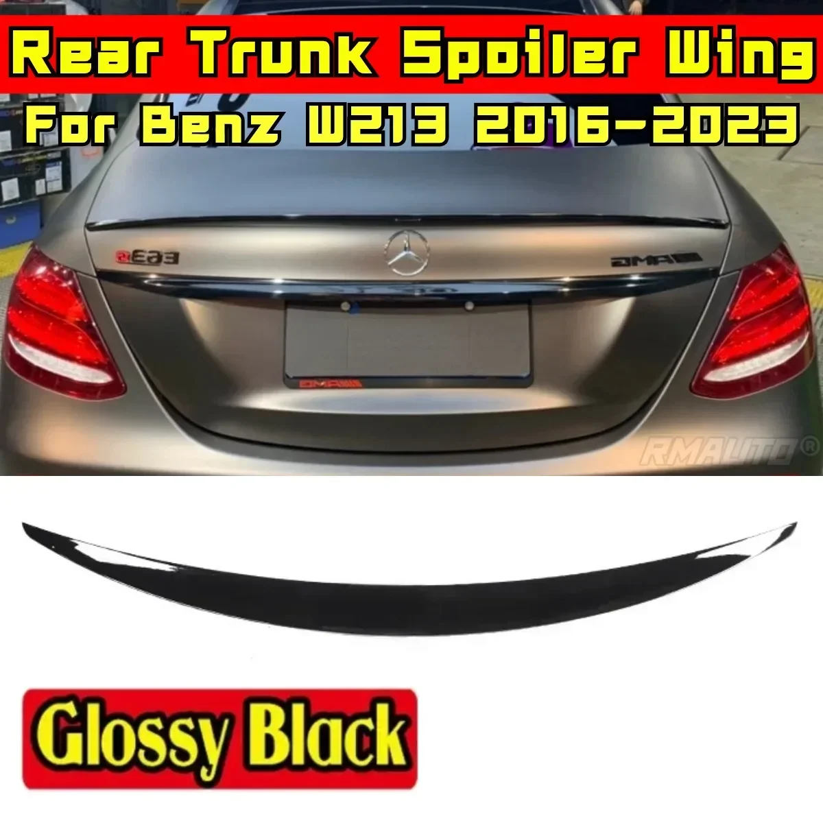For Mercedes-Benz E-Class W213 4Door Sedan 2016-2023 Rear Spoiler Wing Modification Part Car Rear Trunk Spoiler Car Accessories
For Mercedes-Benz E-Class W213 4Door Sedan 2016-2023 Rear Spoiler Wing Modification Part Car Rear Trunk Spoiler Car Accessories
