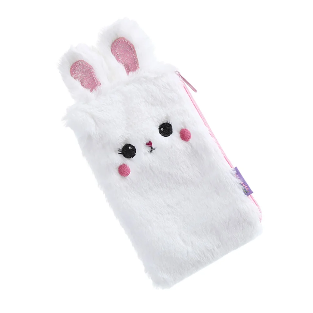 Plush Pencil Bag Bunny Design Storage Case White Smooth Zipper Multifunctional Pen Bags School Office Purse Stationery
Plush Pencil Bag Bunny Design Storage Case White Smooth Zipper Multifunctional Pen Bags School Office Purse Stationery