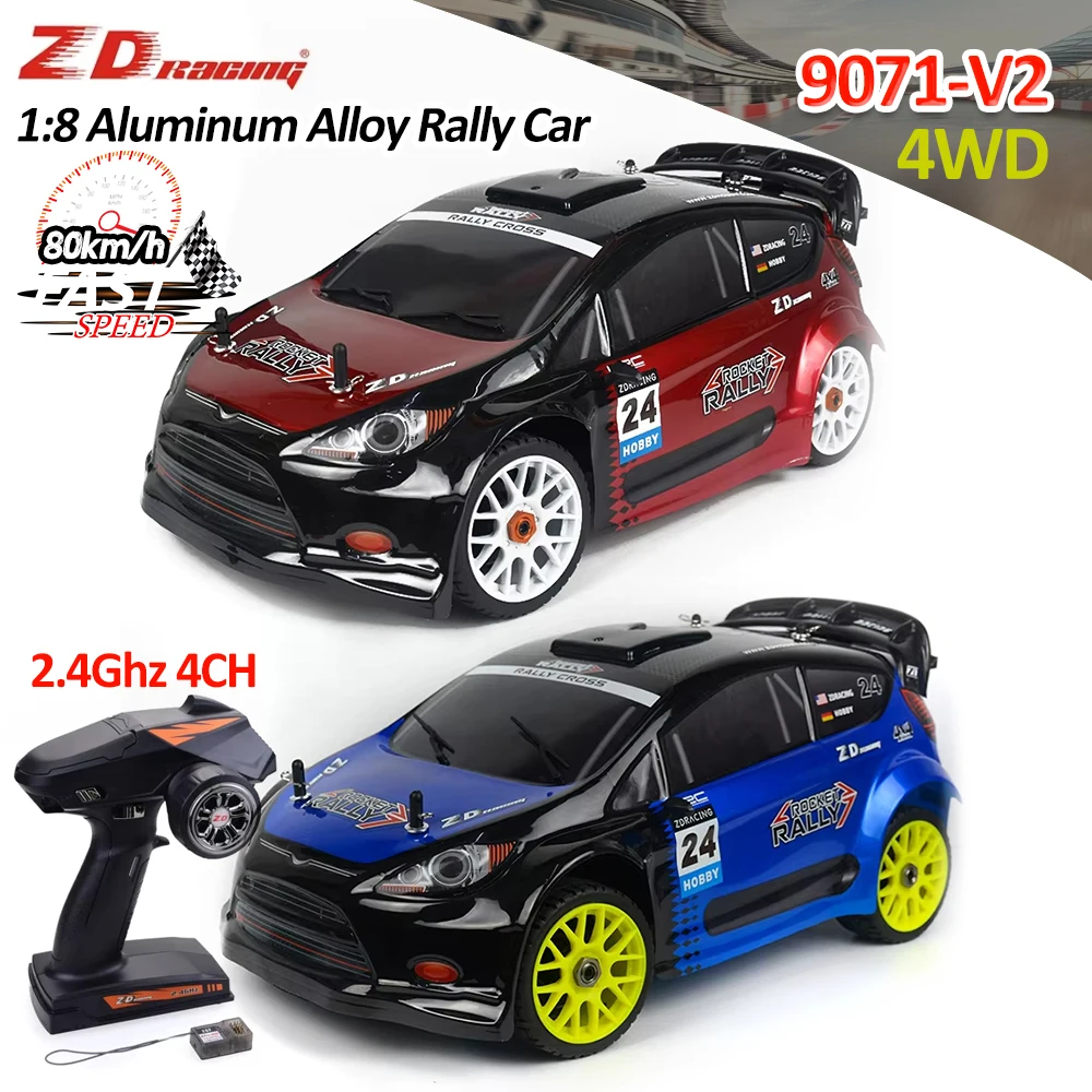 ZD Racing 9071-V2 Radio Controlled Car 1/8 High Speed 4WD 80km/h Electric Toy Model with 80A ESC 11.1V 3000Mah Battery 9kg Servo
ZD Racing 9071-V2 Radio Controlled Car 1/8 High Speed 4WD 80km/h Electric Toy Model with 80A ESC 11.1V 3000Mah Battery 9kg Servo