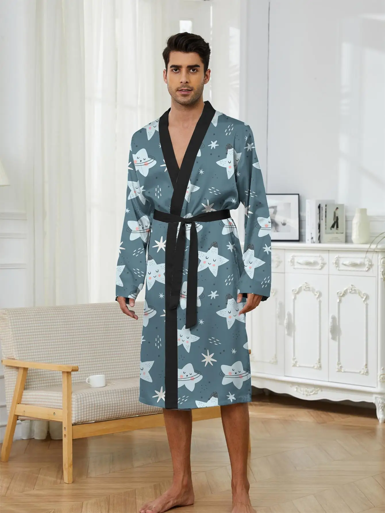 1pcs Men's Robes 2026 Spring/Summer Graphic 3D Printed sleepwear Breathable Bathrobe man Robe man Bathrobe men Shower robe
1pcs Men's Robes 2026 Spring/Summer Graphic 3D Printed sleepwear Breathable Bathrobe man Robe man Bathrobe men Shower robe