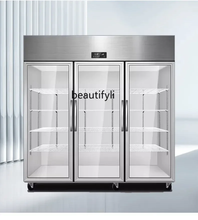 Q Three-door refrigerated display cabinet vertical frozen commercial fruit barbecue a la carte fresh-keeping cabinet
Q Three-door refrigerated display cabinet vertical frozen commercial fruit barbecue a la carte fresh-keeping cabinet