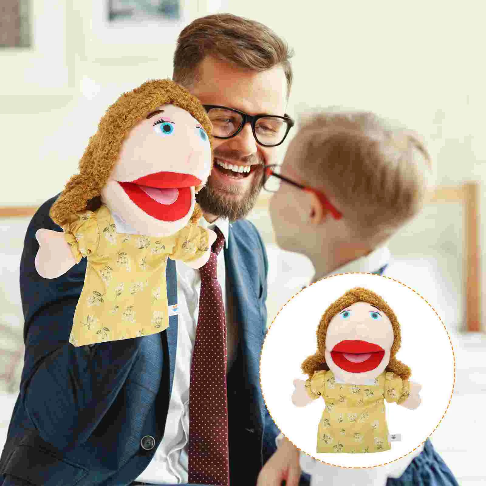 Family Hand Puppet Pretend Play Toy Kids Interactive Cotton Role play Puppets Child Toys Ultra Soft PP Cotton Adorable Design
Family Hand Puppet Pretend Play Toy Kids Interactive Cotton Role play Puppets Child Toys Ultra Soft PP Cotton Adorable Design