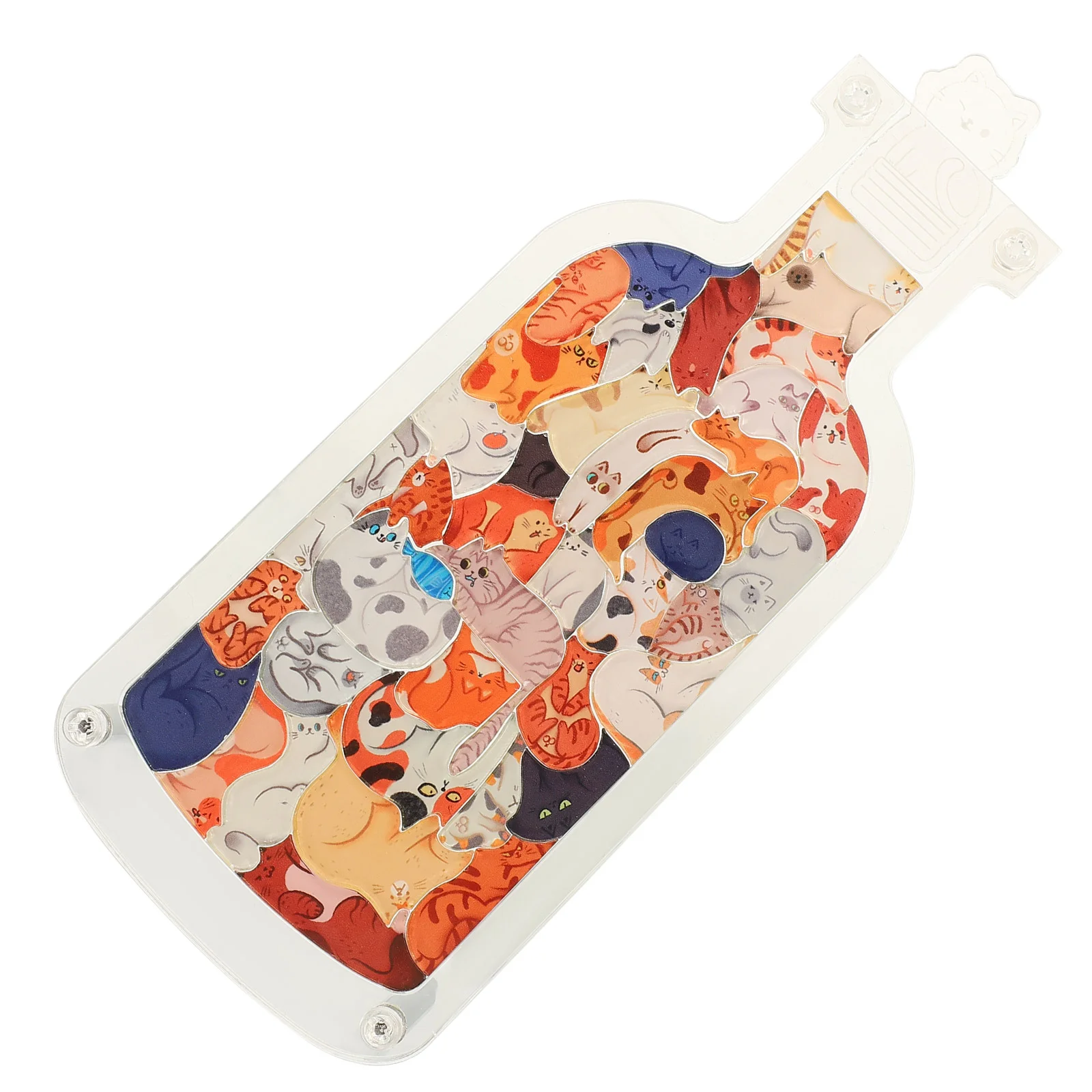 Transparent Puzzle Drift Bottle Ornament Handicraft Childrens Toys Home Decoration Puzzles for Adults Decorative Acrylic
Transparent Puzzle Drift Bottle Ornament Handicraft Childrens Toys Home Decoration Puzzles for Adults Decorative Acrylic