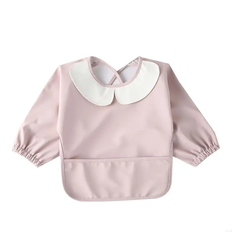 N1HB Waterproof Baby Bib with Pocket Baby Infants Long Sleeve Feeding Drawing Painting Apron Newborn Smock Burp Cloth for
N1HB Waterproof Baby Bib with Pocket Baby Infants Long Sleeve Feeding Drawing Painting Apron Newborn Smock Burp Cloth for