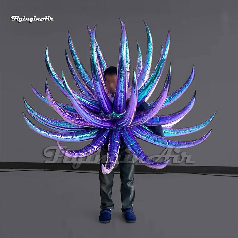 Luxury Shiny Wearable Inflatable Catwalk Model Costume Blow Up Stage Performance Spine Clothing For Parade Show
Luxury Shiny Wearable Inflatable Catwalk Model Costume Blow Up Stage Performance Spine Clothing For Parade Show