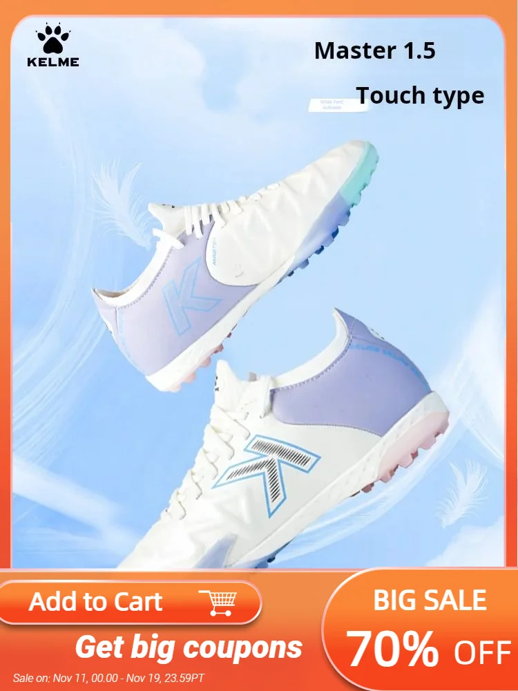 Kelme Men Training Tf Broken Nails Soccer Shoes Artificial Grass Anti-slippery Youth Football Shoes Calfskin Competition Shoes
Kelme Men Training Tf Broken Nails Soccer Shoes Artificial Grass Anti-slippery Youth Football Shoes Calfskin Competition Shoes